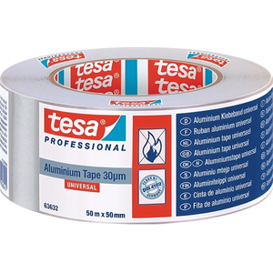 Cinta Adhesiva Universal de Aluminio 63632 con Revestimiento, Rollo de 50 m de Largo y 50 mm de Ancho para TESA, para Uso en Oficina - Product Image 3