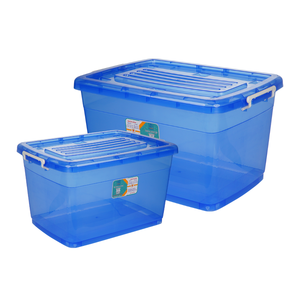 Récipients de stockage de garde-manger rectangulaires à haute durabilité 75L faciles à déplacer stockage de conteneurs alimentaires seaux de différentes tailles seaux à déchets - Product Image 5