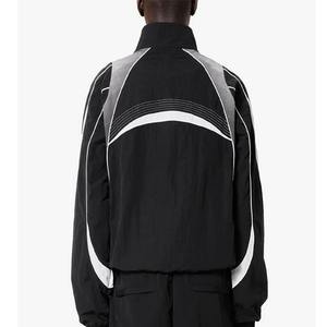 Veste coupe-vent personnalisée jogging ensemble de survêtements en nylon patchwork ensemble deux pièces pour hommes pantalon de survêtement en nylon ensemble de survêtements imperméables - Product Image 5