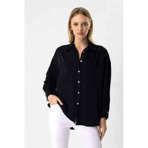 Camisa Holgada de Satén - Product Image 1