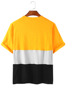 ODM 305 GSM 100% algodón liso manga corta de gran tamaño para hombre Camiseta gruesa Heavyweight Essentials camiseta personalizada en blanco para hombres - Product Image 2