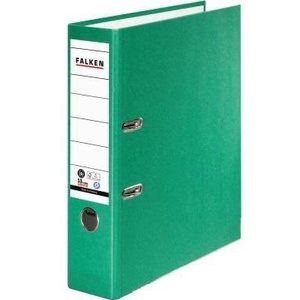 Falken Recycolor 80mm DIN <b>A4</b> Binder Cardboard Material with Kraft Paper Outer and Inner Lamination File <b>Folder</b> Accessories - Product Image 1