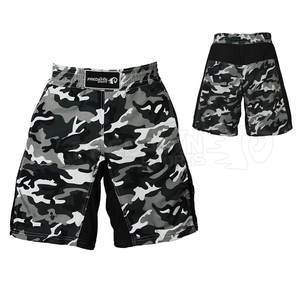 กางเกง MMA สำหรับผู้ชาย,กางเกงวิ่งขาสั้นผ้าสแปนเด็กซ์ทำจากโพลีเอสเตอร์ระบายอากาศได้ดี - Product Image 1