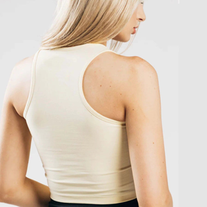 เสื้อกล้ามสำหรับเล่นโยคะเสื้อครอปสำหรับผู้หญิงเสื้อครอปแห้งเร็วย้อมสีผิวของผู้หญิงเสื้อครอปท็อป - Product Image 3