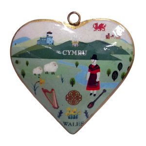 Adorno decorativo de pared de corazón colgante de Metal de hierro de nuevo diseño para el hogar, vacaciones, decoración de Navidad, hecho a mano a granel - Product Image 2