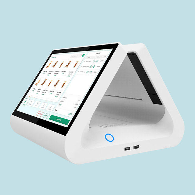 12 Inch Desktop Dual Screen Win 10 Android Tablet Nfc Tablet Pos Ordering Touch Screen Point of Sale Menu Restaurant Tablet