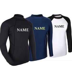 Secado rápido Upf 50 Sublimación Impreso Logo Trajes de baño Swim Rash Guard Bjj Surf Rash Guard Manga larga Quick Dry Rash Guard - Product Image 5