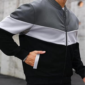 Varsity Jacket College Basketball Jackets Wholesale Clothing Custom Mens Waterproof Outdoor Casual Wear Soft Varsity - Product Image 4