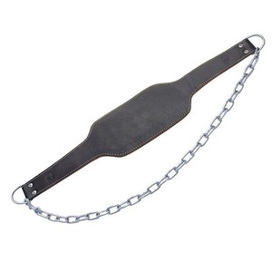 GAF Custom Logo 7mm Cow Leather Dip Belts For Men And <b>Women</b> With Chain For Gym And Fitness Training, <b>Weight</b> Lifting Dip Belt - Product Image 2