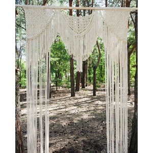 Cortina Decorativa Hecha a Mano para Arco de Boda, Tapiz de Pared Colgante para Bodas - Product Image 1