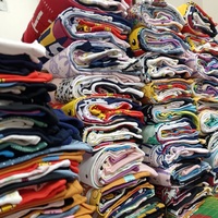 Robes d'Été et T-shirts en Coton pour Enfants Garçons Filles, Gros, Neufs, Lots de Vêtements Assortis, Surplus d'Habillement de Rue du Bangladesh