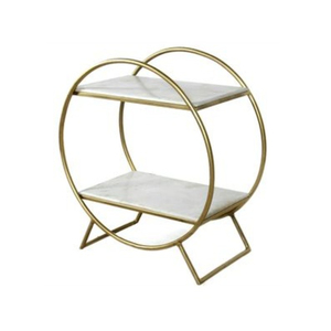 ชั้นวางหนังสือเหล็กบริสุทธิ์2ชั้นชั้นสำหรับห้องนอนและห้องนั่งเล่นชั้นเก็บของในร่มสำหรับไลฟ์สไตล์อุปกรณ์ตกแต่งบ้าน - Product Image 1