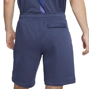 2025 pantalones cortos atléticos para hombre, transpirables, de secado rápido, para entrenamiento, gimnasio, Fitness, pantalones cortos informales, bolsillo trasero con cremallera, patrón sólido no tejido - Product Image 5