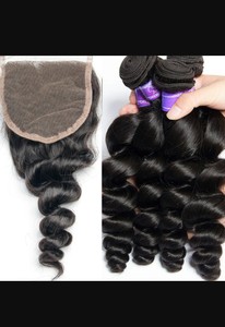 วิกต่อผมสำหรับต่อผมมนุษย์แท้ทำจากผ้าขนมิงค์ดิบแบบบราซิลเลียน100% - Product Image 3