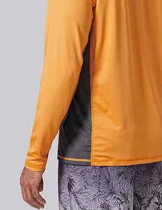 Custom Sublimated Jiu Jitsu Rashguard Long Sleeve MMA BJJ Compression Shirt with <b>Surf</b> Logo Wholesale for Men - Product Image 5
