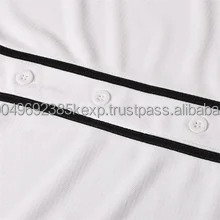 Sublimation Enfants Vierge 100 Coton pour Hommes Chemises Uniformes Personnalisées Design Uniforme Filles Jersey Baseball Maillots - Product Image 3