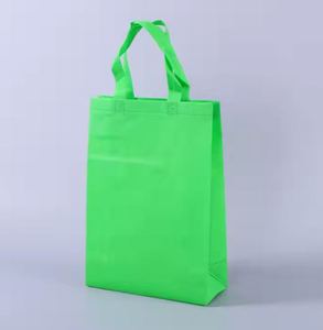 Bolsas de compras de tela no tejida personalizables, ecológicas y duraderas, logotipo serigrafiado, uso diario, bolsas de compras ecológicas - Product Image 4