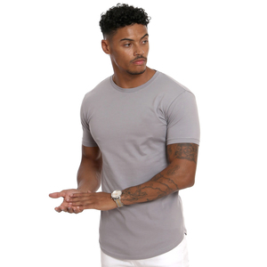 Camisetas de Gimnasio para Hombre, de Alta Calidad, Ecológicas, de Secado Rápido, Transpirables, de Algodón, Corte Ajustado, Colores Personalizados, Cuello Redondo, en Venta - Product Image 1