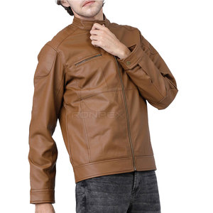 Blousons en cuir professionnels personnalisés 2025 – Créez votre propre blouson respirant, écologique et coupe-vent en cuir de vachette vintage pour homme - Product Image 3