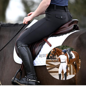 Obtenga Leggings Personalizados al por Mayor, Cómodos, Tipo Jodhpur y Breeches para Mujer, con Diseño de Bolsillo y Elástico para Montar a Caballo - Product Image 3