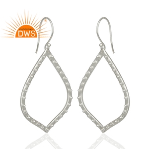 Nuevo diseño elegante, pendientes colgantes de plata 925, joyería de diseño personalizado para mujer, regalo para ella - Product Image 2