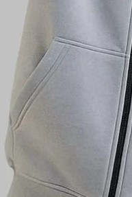 เสื้อฮู้ดดี้ผู้ชายผ้าฝ้าย 100% สำหรับฤดูหนาว สไตล์ลำลอง สีพื้น  รับสกรีนโลโก้และออกแบบเอง คุณภาพสูง - Product Image 4
