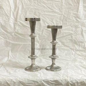 Bougeoir de Table en Métal Argenté pour Décoration de Mariage Centre de Table Candélabre Bougeoir en Or Centres de Table Décoratifs - Product Image 2