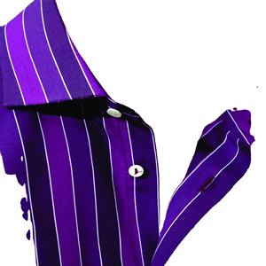 เสื้อเชิ้ตผู้ชายแขนยาวลำลองคอตตอนแท้คอปกทรงหลวมเปิดลงใหม่ฤดูใบไม้ร่วง - Product Image 2