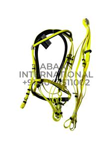 Bridon de course de chevaux professionnel et durable en PVC et caoutchouc avec martingale réglable, boucles en acier inoxydable, logo de couleur personnalisé - Product Image 3