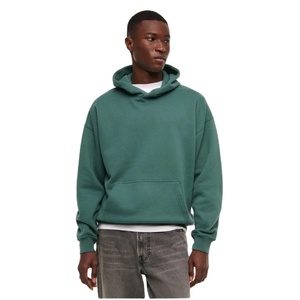 Nuevas Sudaderas con Capucha Estilo Casual para Hombre, Personalizables, con Hombros Caídos, 100% Algodón, Felpa de 45 g/m², Lisas, Informales - Product Image 1