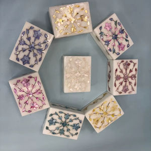 Cajas de joyería de mármol al por mayor en colores surtidos | Almacenamiento de incrustaciones de piedra hechas a mano para anillos, pendientes y accesorios - Product Image 5