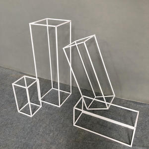 Support de fleurs en métal Décorations de table Centres de fleurs pour la décoration de mariage - Product Image 4