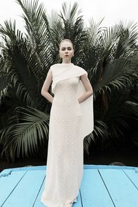 Nouveau Design 2025 robe longue femmes avec asymétrique ALIYAH longue robe 90% coton 10% Polyester printemps été femmes vêtements - Product Image 2