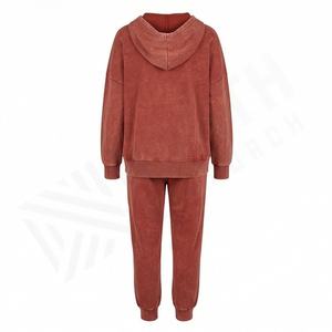Sudadera con Capucha de Alta Calidad Hecha a Medida para Mujer, Estilo Informal, Ligera, Lavada al Ácido, con Bolsillo Tipo Canguro, para Fitness - Product Image 2