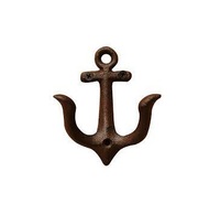 Nouvelle ancre de coulée en laiton pour la décoration murale dernière sculpture d'ancre en laiton ancre nautique couleur marron avec la meilleure qualité
