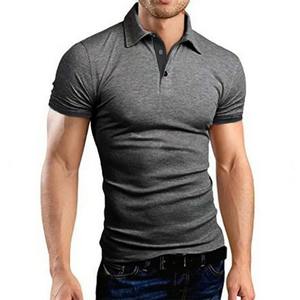 Polo Clásico a Rayas para Hombre, Estilo Urbano, de Algodón, Manga Corta, Bordado, Informal de Negocios, Polo Moderno para Hombre - Product Image 3