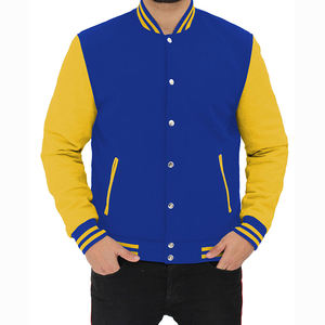 Printed Fine Quality Men's Varsity Jacket by Manufacturer Unique Design Latest Fashion CollegeBaseballjacket for men - Product Image 1