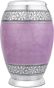 New Design Brass Cremation Urn with Matte Finish Modern Tabletop <b>Vase</b> for Funeral <b>Memorial</b> Handmade & Customizable - Product Image 5