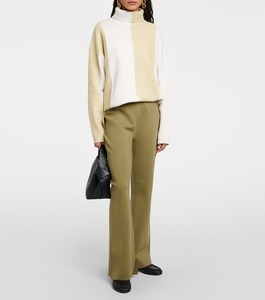 Pantalones de chándal acampanados de cintura alta para mujer, pantalones ODM informales con decoración de encaje, entrega de verano, tela duradera - Product Image 4