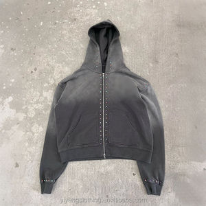 Conjunto de chándal lavado ácido para hombre con capucha y pantalones Ideal para viajes deportivos en el gimnasio y comodidad diaria - Product Image 6