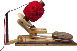 Enrollador de Hilo Manual de Madera para Tejer, Herramienta Manual para Enrollar Bolas de Hilo para Tejer a Crochet - Product Image 3