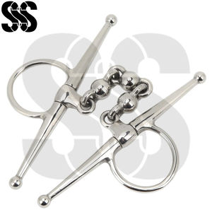 Bocados de Acero Inoxidable Pulidos a Mano, de Alta Resistencia, Antideslizantes, de Calidad Premium, con Anillas Dobles y Personalizables - Product Image 2