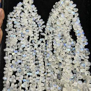 Pierre de lune arc-en-ciel de qualité AAA perles Heishi en forme de pneu lisse pierre de lune arc-en-ciel naturelle coupe de roue lisse perles de pierres précieuses en gros - Product Image 3