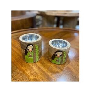 Fabuloso Juego de Quemadores de Incienso de Madera, Diseño de 2 Tamaños Diferentes, Quemador de Bakhoor y Oud para Bodas y Fiestas - Product Image 3