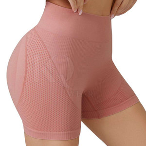 Shorts de sport respirants et écologiques à taille haute avec effet froncé pour le fitness, l'entraînement en salle de sport et le quotidien - Product Image 2