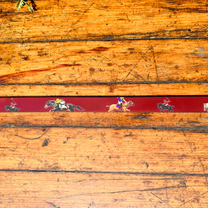 Cinturón de cuero genuino con estampado de polo de caballo exótico con hebilla OEB de latón Cinturón de cuero Premium para hombres y mujeres - Product Image 5