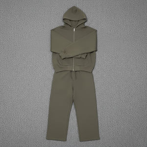 Ensemble de survêtement pour homme de qualité supérieure tendance, 300g, sweat-shirt à capuche imprimé et pantalon de survêtement, ensemble 2 pièces en polyester/coton, streetwear - Product Image 3