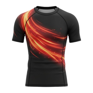 เสื้อรัดกล้ามเนื้อแขนยาว เสื้อรัดกล้ามเนื้อแขนสั้น เสื้อคอมเพรสชั่นสำหรับ MMA BJJ ฝึกซ้อมกีฬา สำหรับผู้ชาย ผู้หญิง เด็ก และเยาวชน - Product Image 1