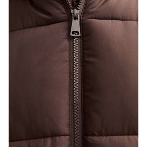 Chaqueta acolchada transpirable a prueba de viento impermeable de poliéster 100% ecológica para mujer, mangas con cuello desmontable para Otoño/Invierno - Product Image 6