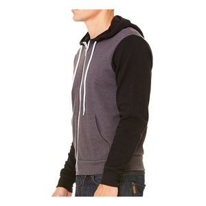 Sudadera de invierno de manga larga bordada personalizada para hombre, nueva colección, impresión Digital, teñido liso, pedido mínimo, 2 uds. - Product Image 5